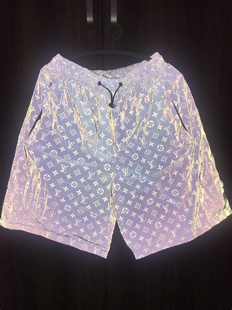 louis vuitton reflective shorts.